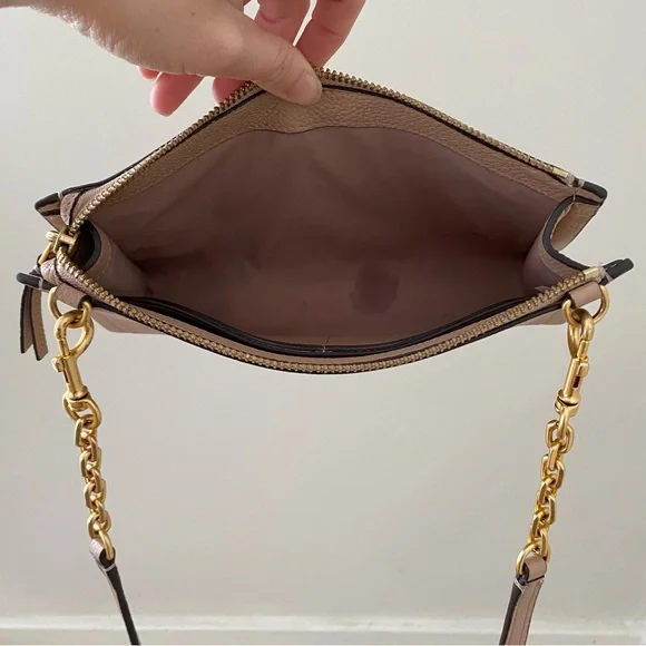 Tory Burch Tan Leather Crossbody Bag - Picture 12 of 13